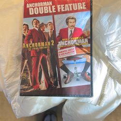 Anchorman Double Feature DVDs NWT