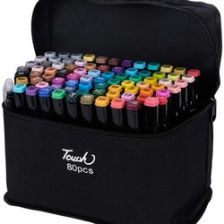 Touch Markers 30/40/60/80 Color Sketch Art Marker Pen Double Tips Alcoholic  Pens For