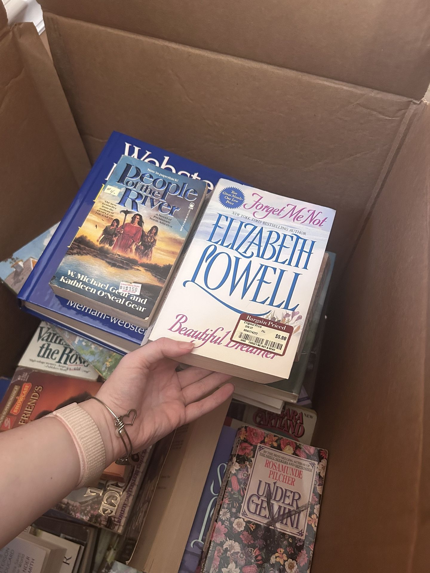 Two Large Boxes Of Random Books