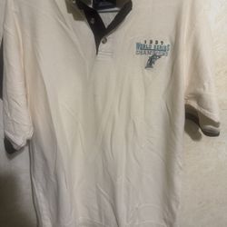 Polo Vintage Florida Marlins 1997 World Series Champions Lee Sports Polo Medium