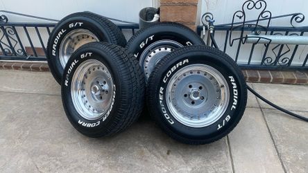 2pc aluminum polish American racing wheels