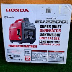 HONDA GENERATOR EU 2200I BRAND NEW...