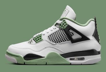 Nike Air Jordan 4 Retro Seafoam Oil Green AQ9129-103 Womens New 