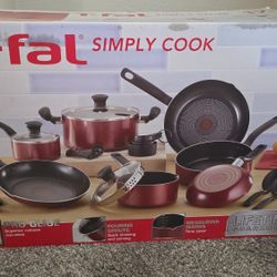 T-fal nonstick cooking set