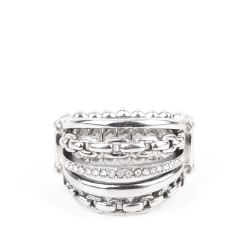 Paparazzi White Ring 