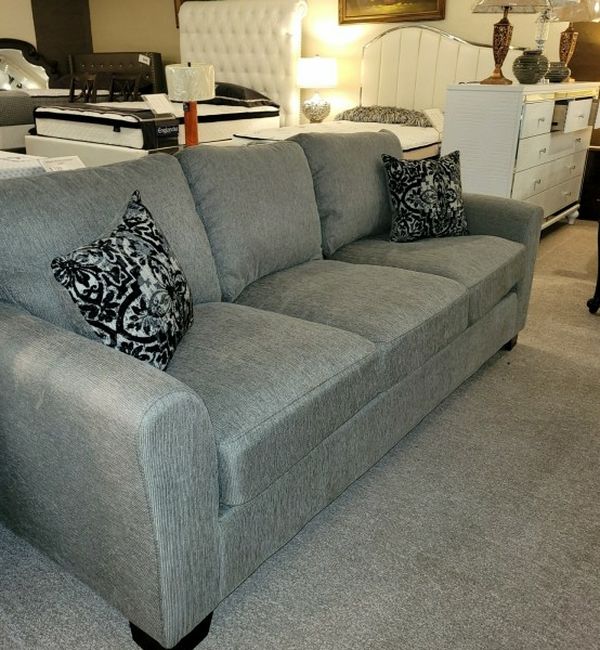 Grey Woven Sofa