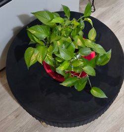Round ottoman with storage,$45 Cash only