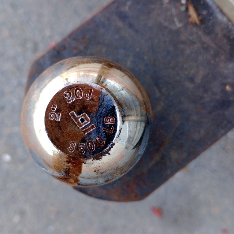 2" ball with 3/4" x 1-1/2 Chrome Hitch Ball 3500 lb