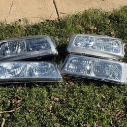 2003-2006 Chevrolet Silverado Headlights Clear Sty6