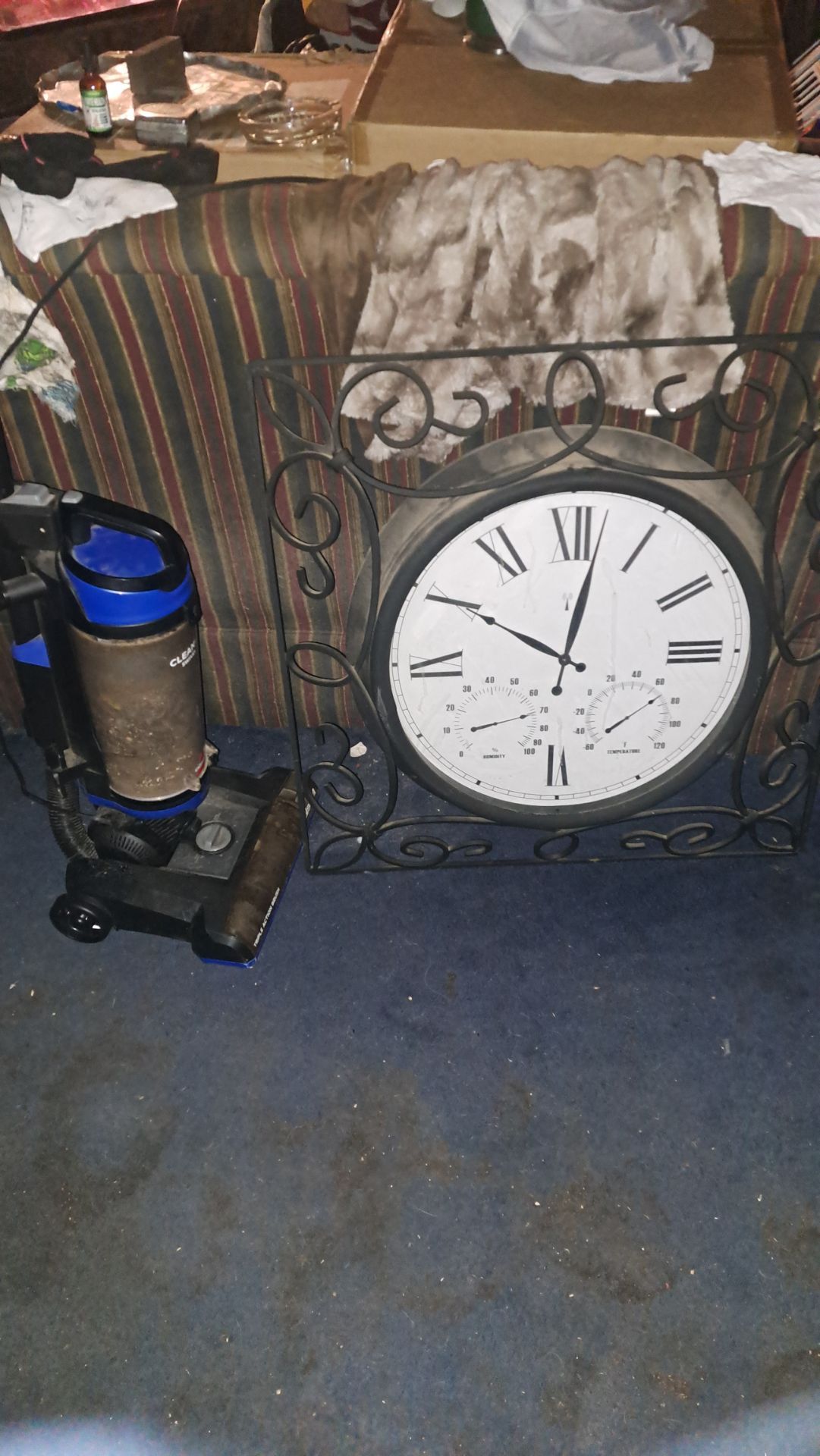 Satellite clock 30in tall