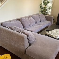 L-shaped couch