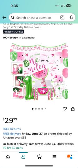 1st Birthday Decorations