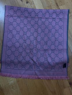 Gucci GG Monogram Scarf Shawl Pink
