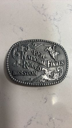 1991 National Finals, Heston belt buckle