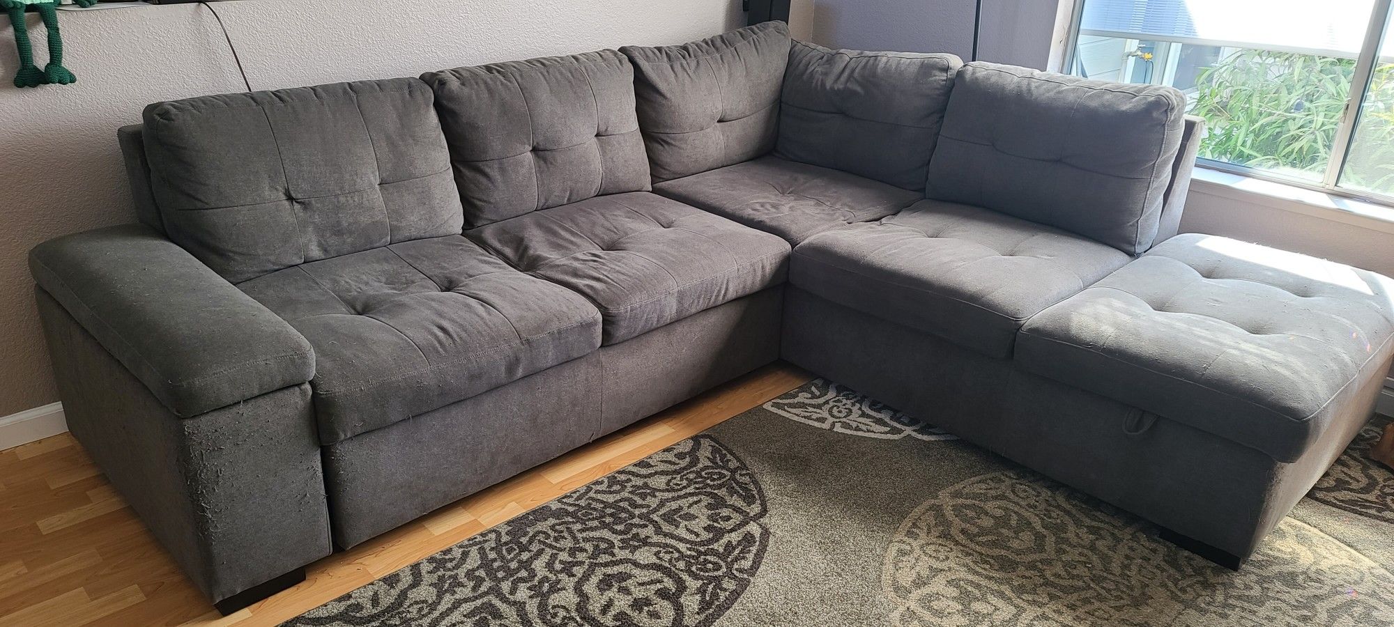 Couch with Bed and Storage