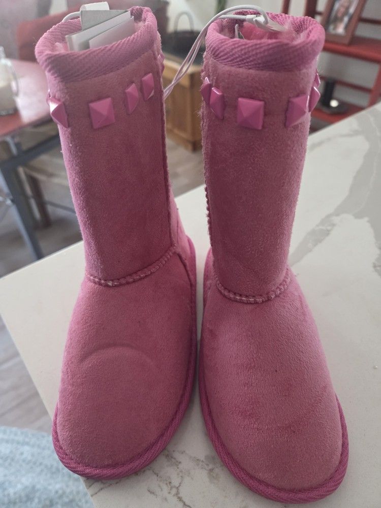 New Kids Jelly Bean Ugg Pink Boots
