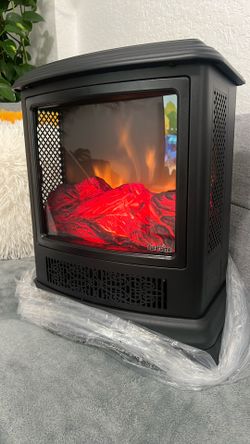 Duraflame Electric Fireplace Stove Heater DFS-7515-01 – 1500W / 4600 BTU – Open Box / New