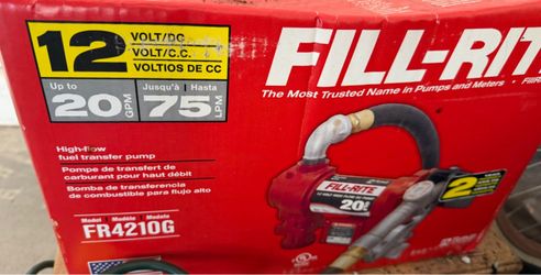 Fill rite pump 20gmp