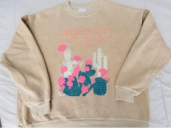 Billabong cactus desert sweatshirt size XL