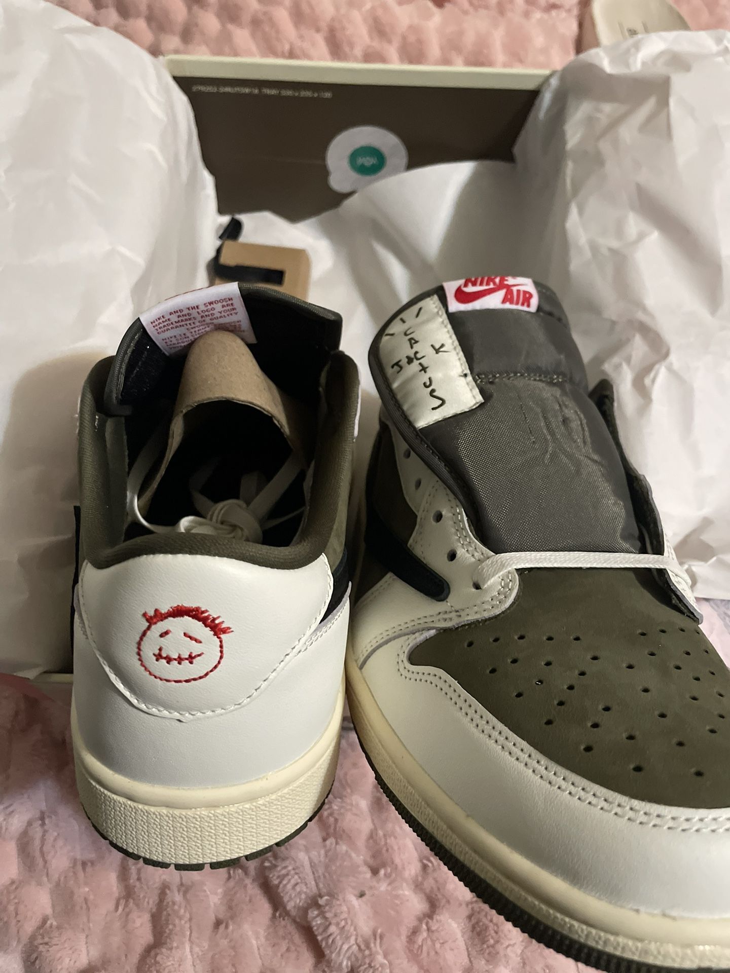 Travis Scott Olive Green Size 10.5