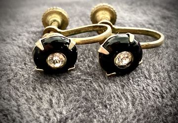 Vintage costume jewelry earrings