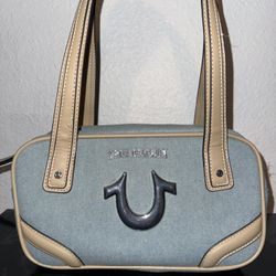 True Religion Denim Baguette Bag