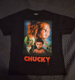 Chucky Horror Graphic T-Shirt Large