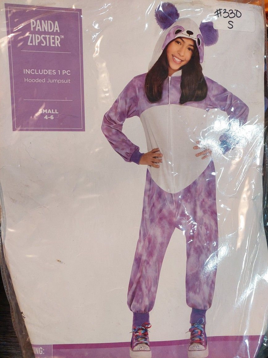 Halloween Costume Hamster Panda Fury Women's Ladies Size Small 4-6