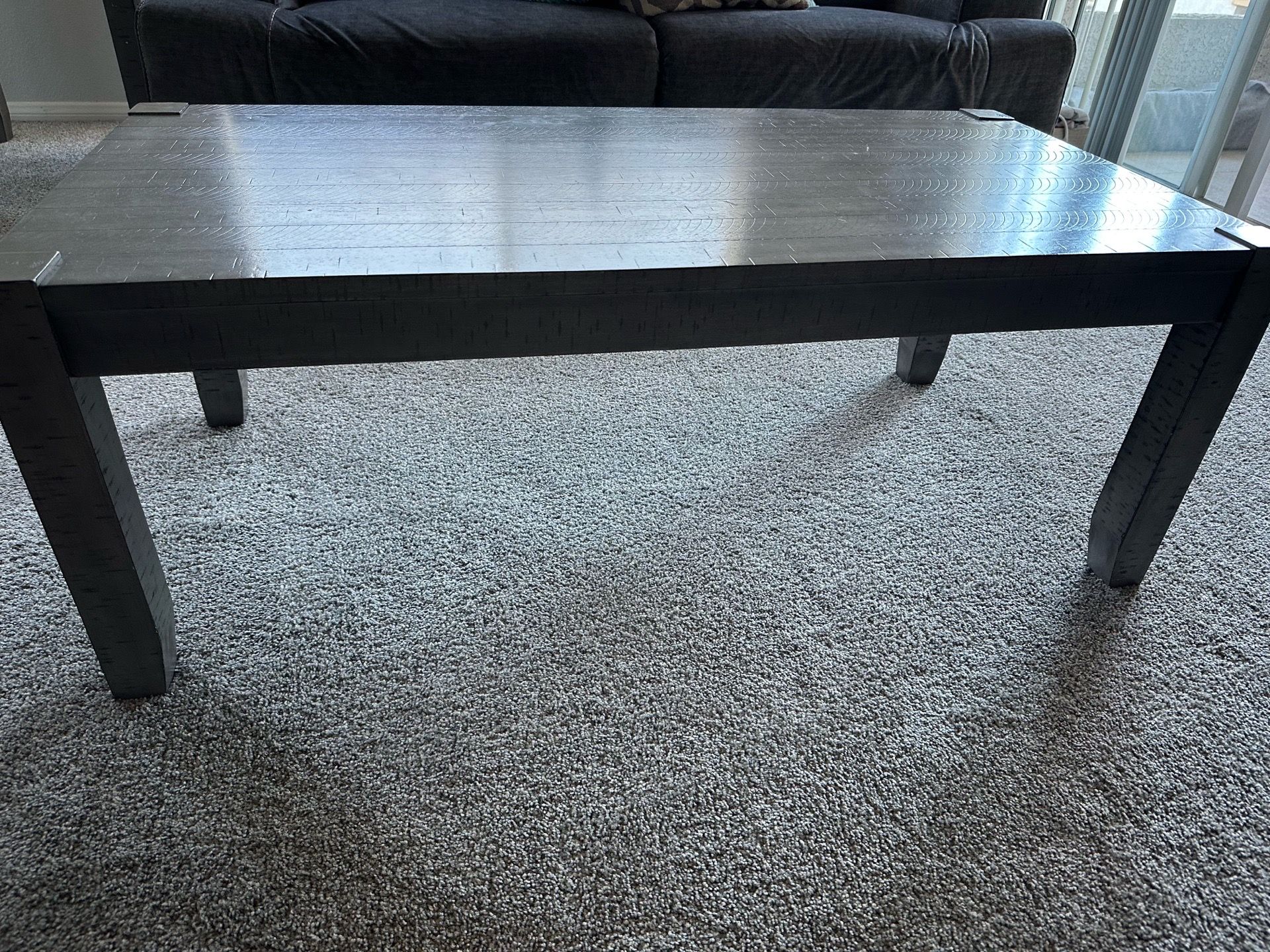 Coffee table and 2 end tables Gray