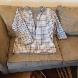 Men's  Grey Reversable Sweater, Plus