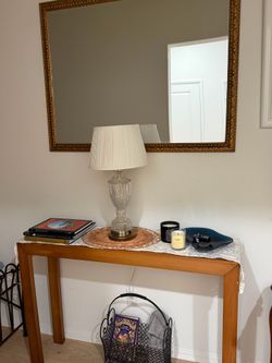 Modern entry way table