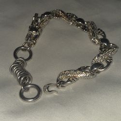 Sterling Silver Dragon Bracelet