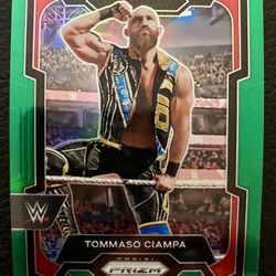 Tommaso Ciampa 2024 Panini Prizm WWE #125 GREEN PRIZM! 