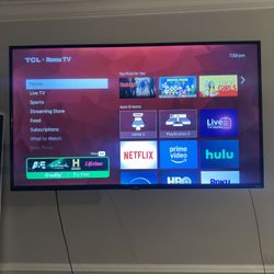 55in TCL Roku TV