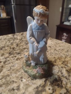 6" Vintage Homco Porcelain Angel Figurine