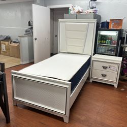 New Twin Size Bed With Mattress For $290
