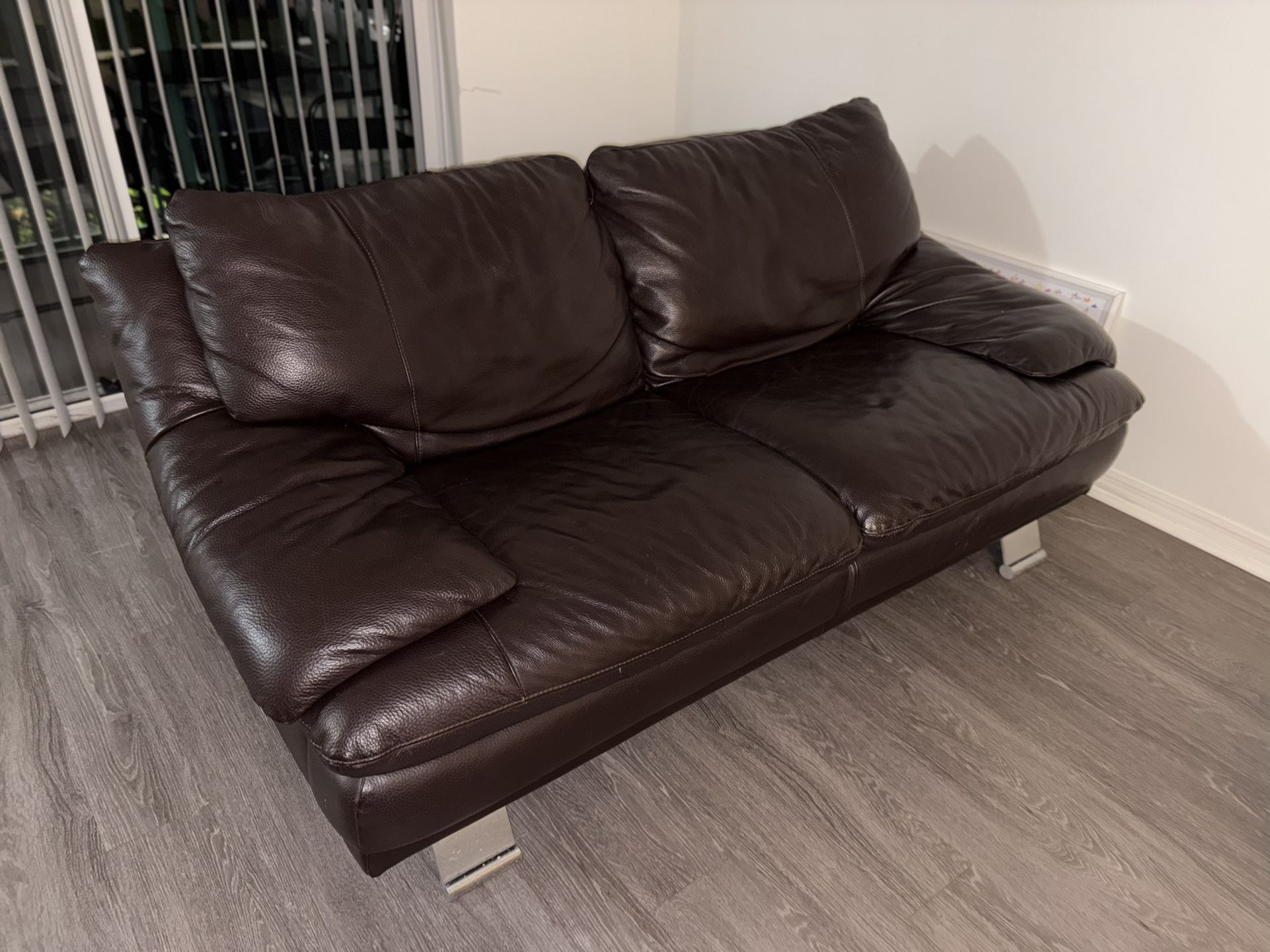 Leather Couch Set