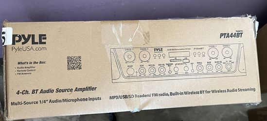 Audio Source Amplifier With Bluetooth