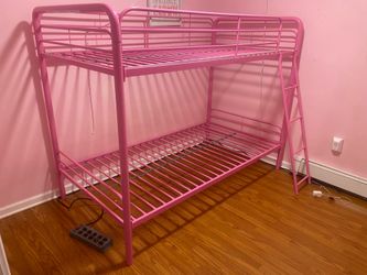 Girls twin bunk bed frame