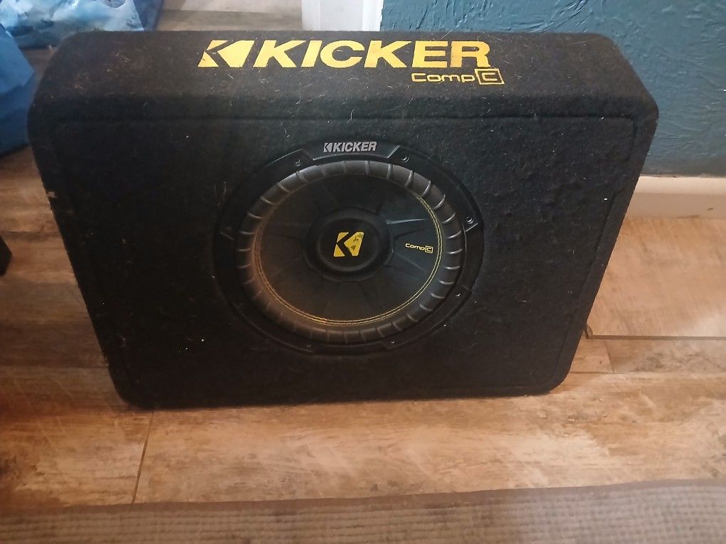 12 Inch Comp Kicker Subwoofer And Box