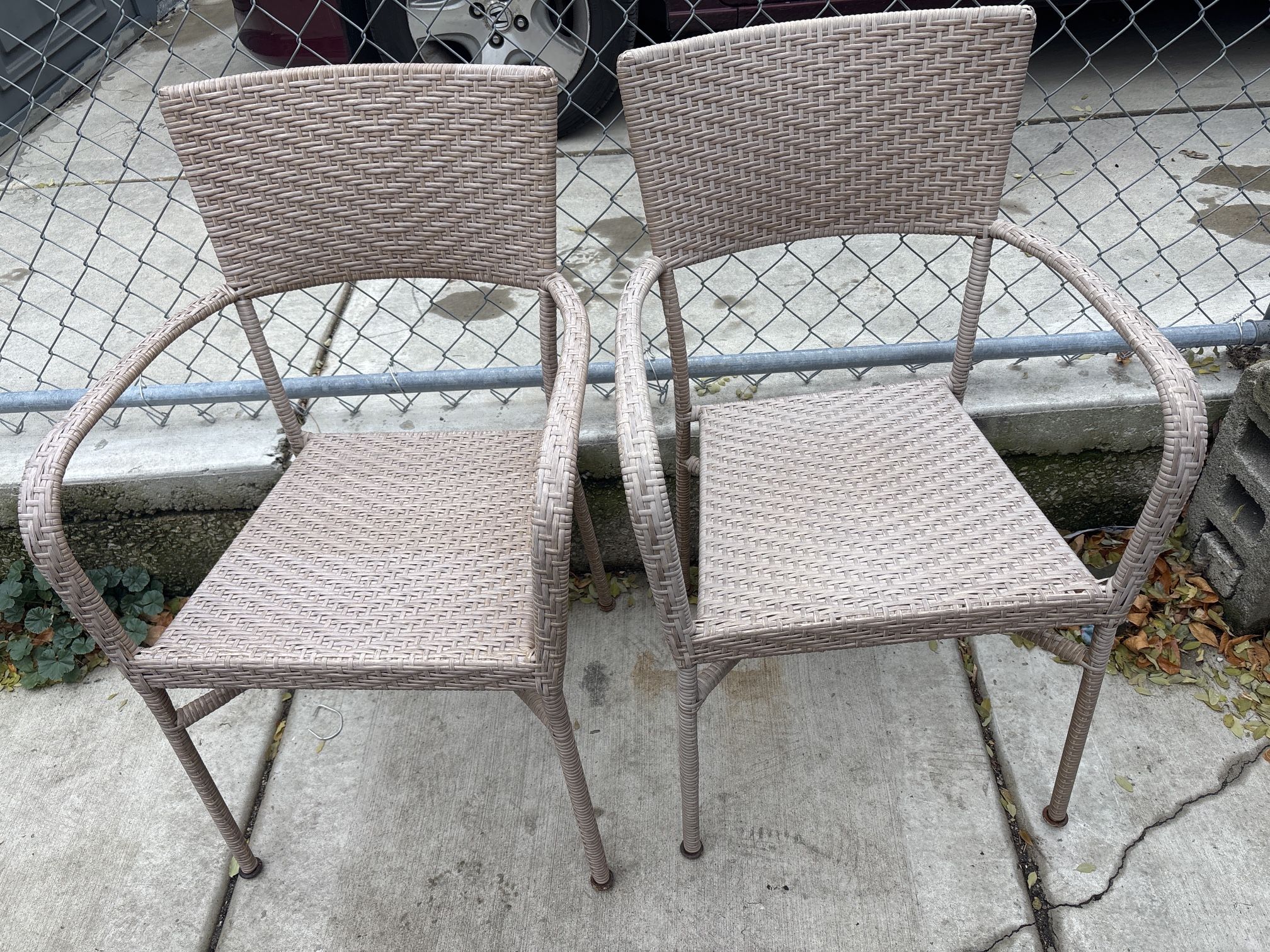 2 Patio Chairs $5 For Both Great Condition