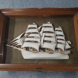 Vintage Turner 3D Wall Hanging Shadow Box. The Flying Cloud. Good Condition. $100 Or Best Offer 