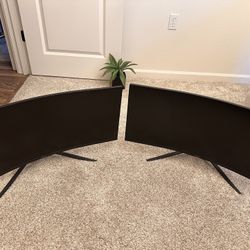 Two Acer 34” curved monitors