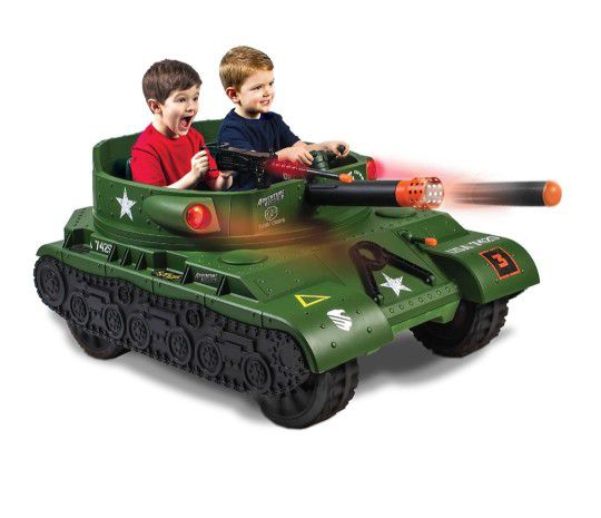 Kids Ride On Tank With Working Turret
