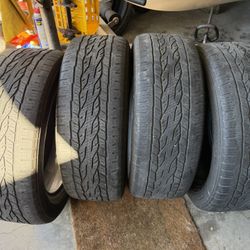 2 continental cross contact tires  255/55/20 