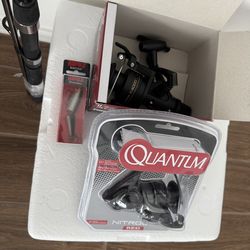 Brand new Shimano, Quantum, and Rapala fishing gear