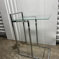 Glass End Table 