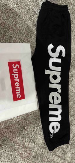 black Supreme Sweats