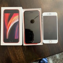 I Phone 8+ 64g And  iPhone SE (RED) 64g