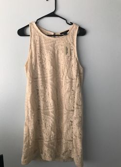 Forever 21 White lace Sleeveless Dress